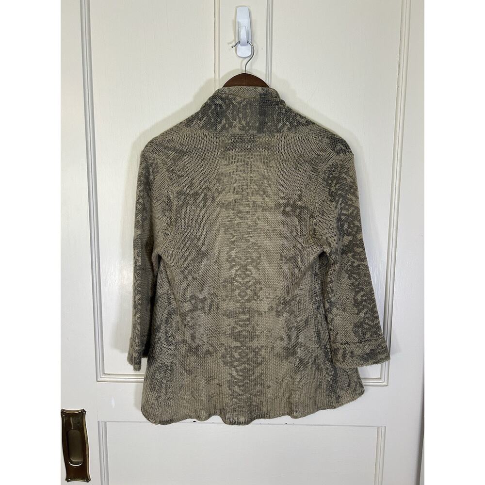 Wooden Ships Wool Blend Open Cardigan Womens Size X/S Tan Soft Comfort Boho - Picture 3 of 8
